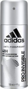 Adidas Pro Invisible Anti Perspirant Spray for Him (150mL)