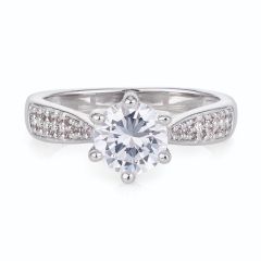 Buckley London 6 Claw Solitaire Ring