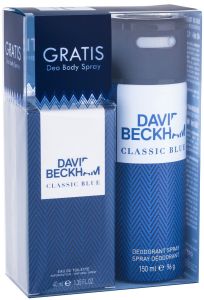 David Beckham Classic Blue EDT (40mL) + Deospray (150mL)