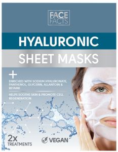 Face Facts Hyaluronic Sheet Mask (2pcs)