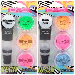 BYS Neon Glitter Face & Body Kit