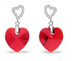 Spark Silver Jewelry Earrings Tender Heart Light Siam
