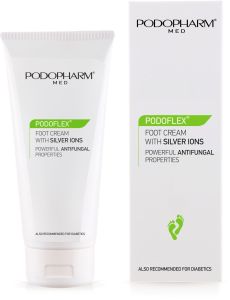Podopharm Podoflex Foot Cream with Silver Ions Powerful Antifungal Properties (75mL)