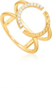 Ania Haie Gold Spike Double Ring