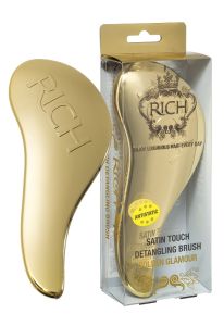 RICH Satin Touch Detangling Brush Golden Metallic