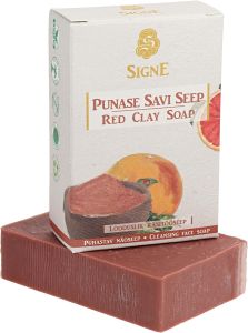 Signe Red Clay Soap - Cleansing Face Soap (100g)