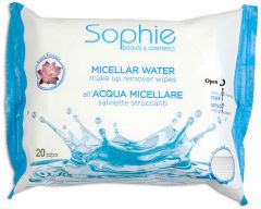 Sophie Micellar Water Make Up Remover Wipes (20pcs)