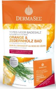 Dermasel Dead Sea Salt Orange & Cedar Bath (400g+20mL)