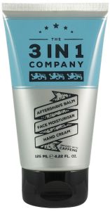 The 3in1 Company Aftershave, Face Moisturiser, Hand Cream (125mL)