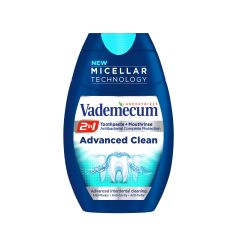 Vademecum 2in1 Toothpaste+Mouthwater Advanced Clean (75mL)