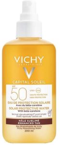Vichy Capital Soleil Protective Water Tan Enhancing SPF50 (200mL)