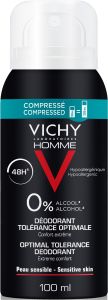 Vichy Homme Optimal Tolerance 48H Deodorant (100mL)