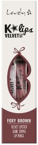 Lovely K-Lips Velvet Lip Kit (2.6g) 2 Foxy Brown