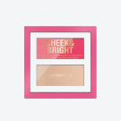 Bella Oggi Blush Highlighter 2in1 Cheek And Bright 2 Cheeky Pink